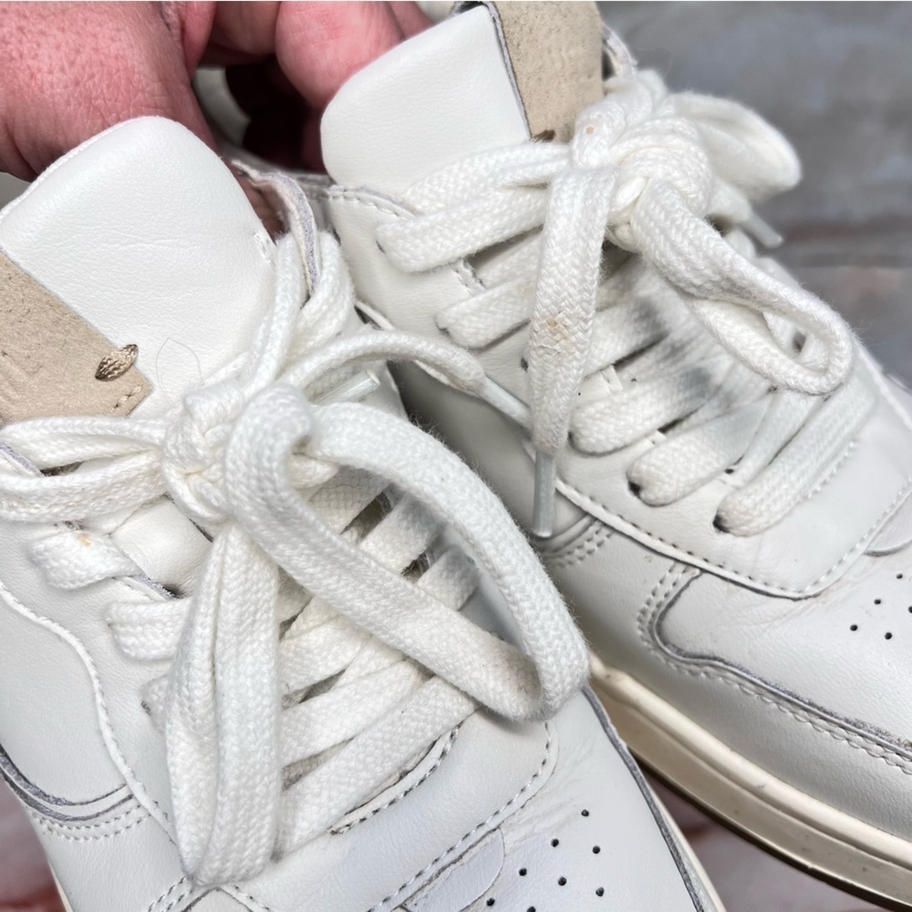 Madewell Court Sneakers Shoes Colorblock Leather and Suede 9 - Picture 8 of 9